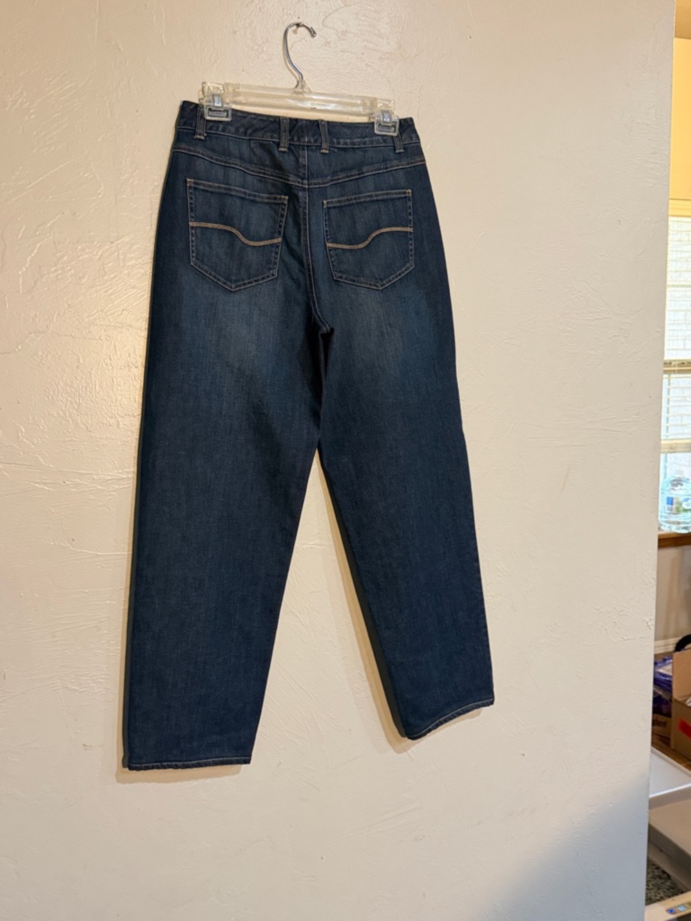 Talbots / Wide Leg Dark Blue Women’s Jeans…811 - Picture 4 of 10